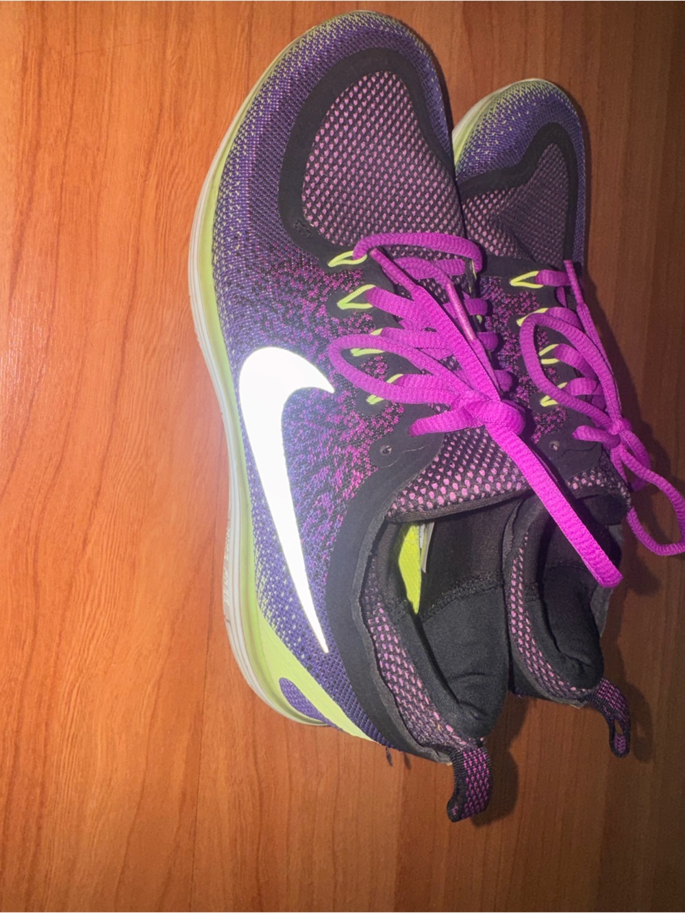 Nike Women's Purple, Pink & Lime Athletic Running Shoes. Sorry no box